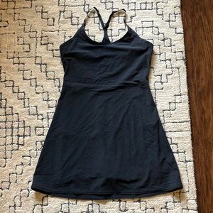 Outdoor Voices Exercise Dress in Black